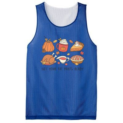 Get Your Fat Pants Ready Funny Thanksgiving Great Gift Mesh Reversible Basketball Jersey Tank