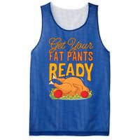 Get Your Fat Pants Ready Thanksgiving Gift Mesh Reversible Basketball Jersey Tank