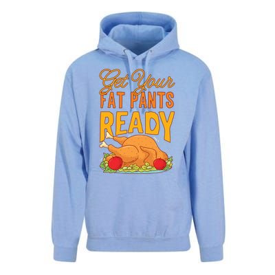 Get Your Fat Pants Ready Thanksgiving Gift Unisex Surf Hoodie