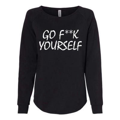 Go Yourself Womens California Wash Sweatshirt