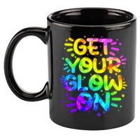 Get Your Glow On 11oz C Handle Ceramic Mug