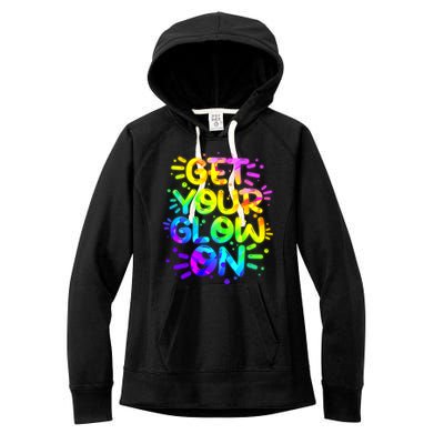 Get Your Glow On Women's Fleece Hoodie