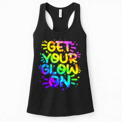 Get Your Glow On Womens Tank Top