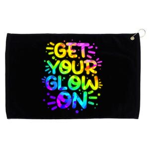 Get Your Glow On Grommeted Golf Towel