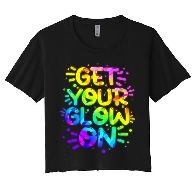 Get Your Glow On Crop Top