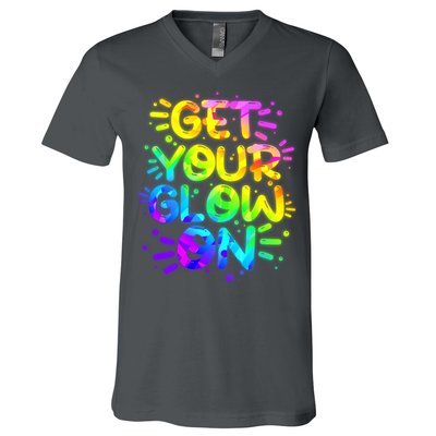 Get Your Glow On V-Neck T-Shirt