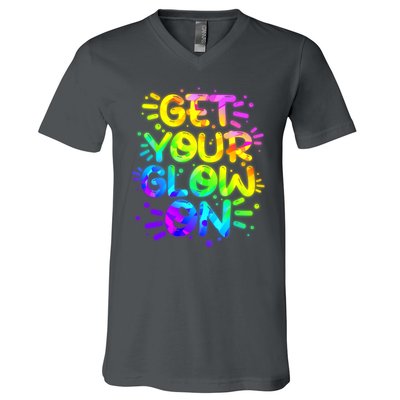 Get Your Glow On V-Neck T-Shirt