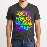 Get Your Glow On V-Neck T-Shirt