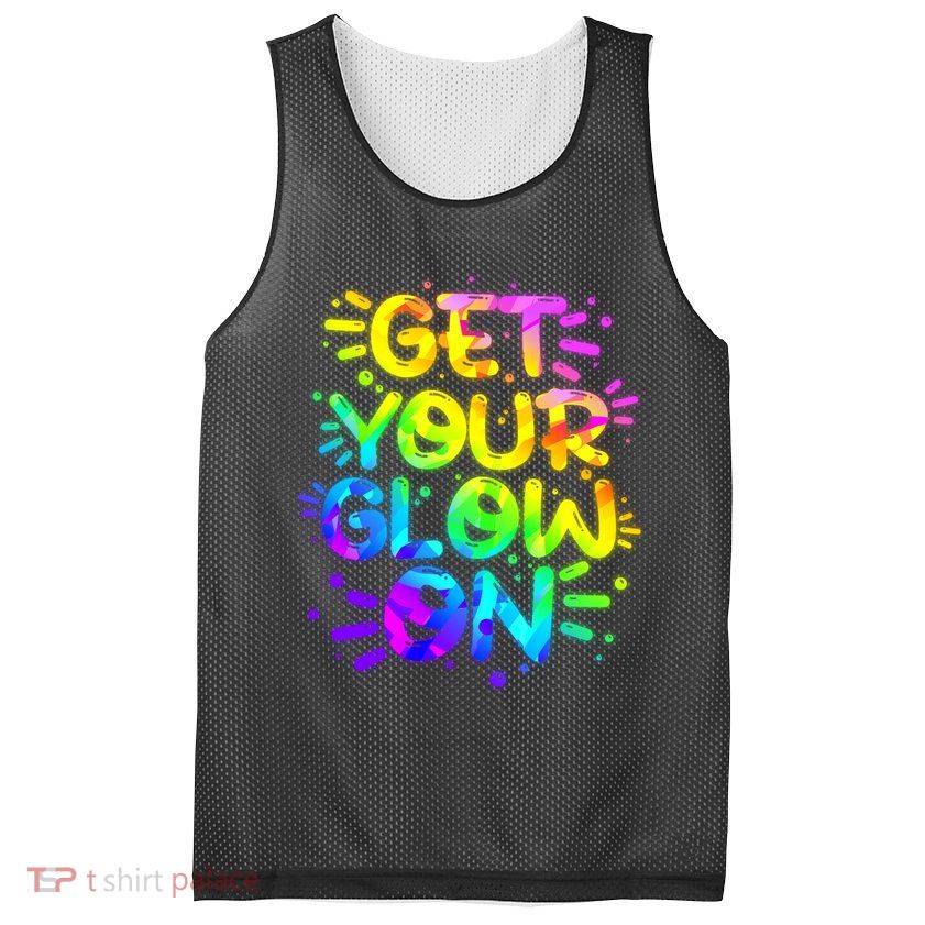 Get Your Glow On Mesh Reversible Basketball Jersey Tank