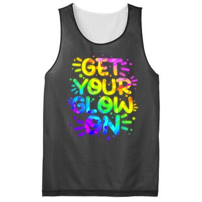 Get Your Glow On Mesh Reversible Basketball Jersey Tank