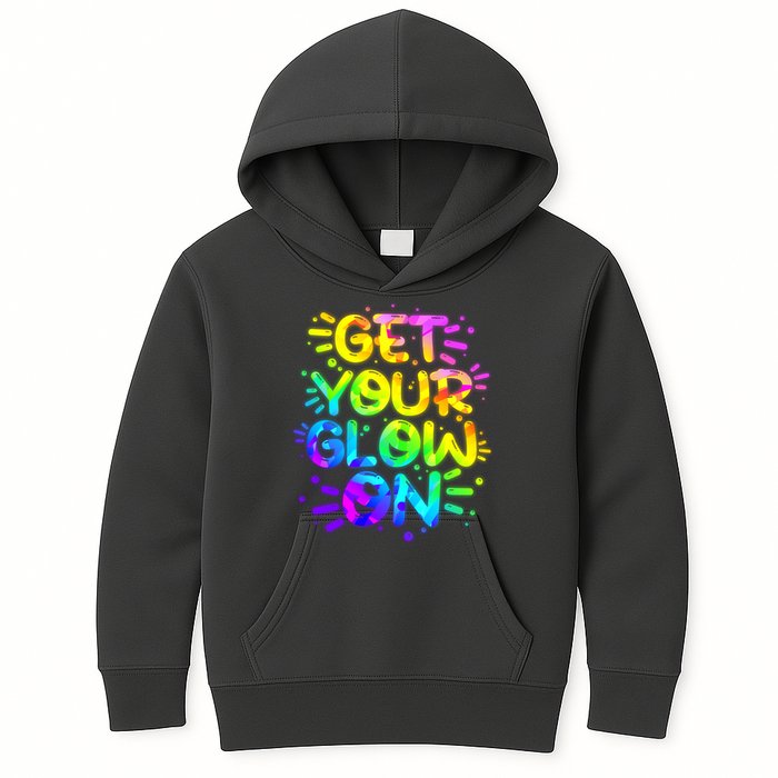 Get Your Glow On Kids Hoodie