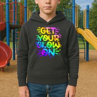 Get Your Glow On Kids Hoodie
