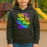 Get Your Glow On Kids Hoodie