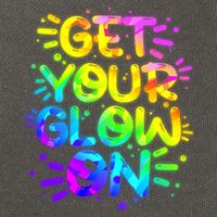 Get Your Glow On Cotton Canvas Backpack