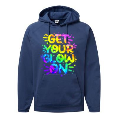 Get Your Glow On Performance Fleece Hoodie