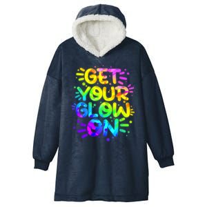 Get Your Glow On Hooded Wearable Blanket