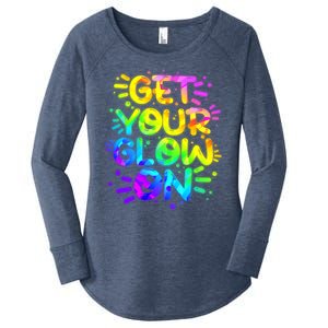 Get Your Glow On Women's Perfect Tri Tunic Long Sleeve Shirt