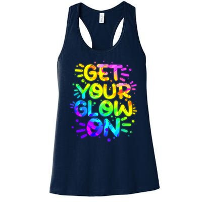 Get Your Glow On Women's Racerback Tank