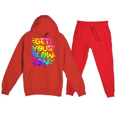 Get Your Glow On Premium Hooded Sweatsuit Set