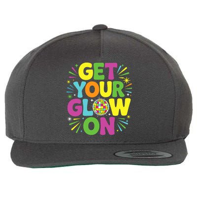 Get Your Glowing On In My Glowing Era Team Party Matching Wool Snapback Cap