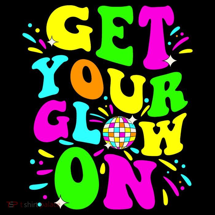 Get Your Glowing On In My Glowing Era Team Party Matching Tall T-Shirt