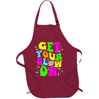 Get Your Glowing On In My Glowing Era Team Party Matching Full-Length Apron With Pockets