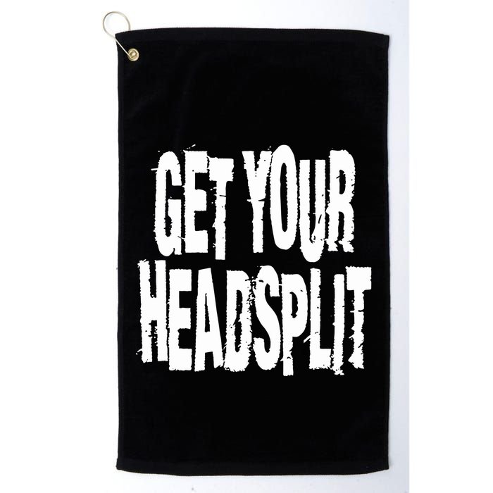 Get Your Headsplit Golf Towel
