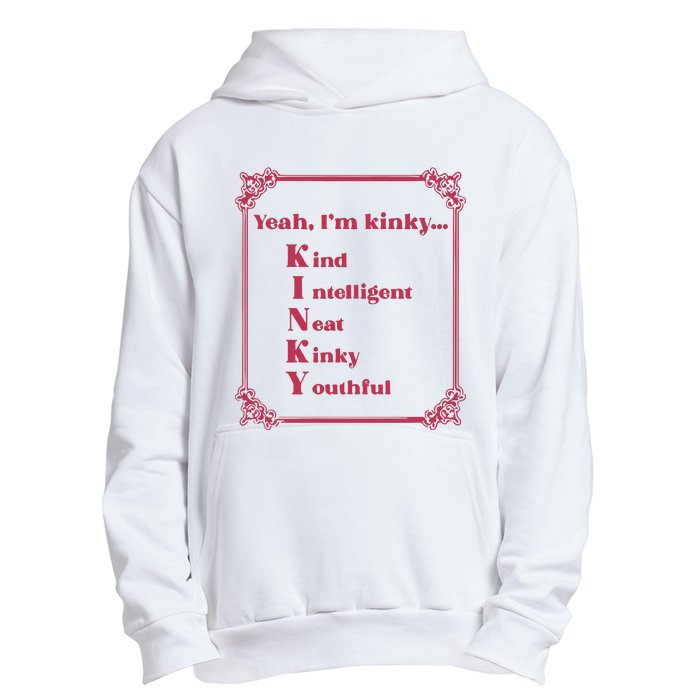 Gotfunny Yeah Im Kinky Kind Intelligent Neat Kinky Youthful Urban Pullover Hoodie