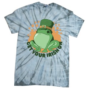 Get Your Irish On St Patricks Day Frog Tie-Dye T-Shirt