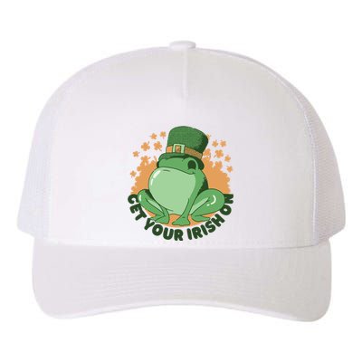 Get Your Irish On St Patricks Day Frog Yupoong Adult 5-Panel Trucker Hat