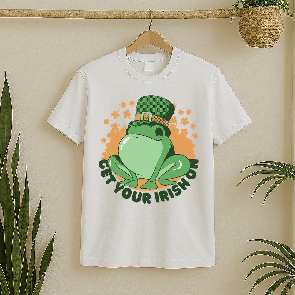 Get Your Irish On St Patricks Day Frog T-Shirt