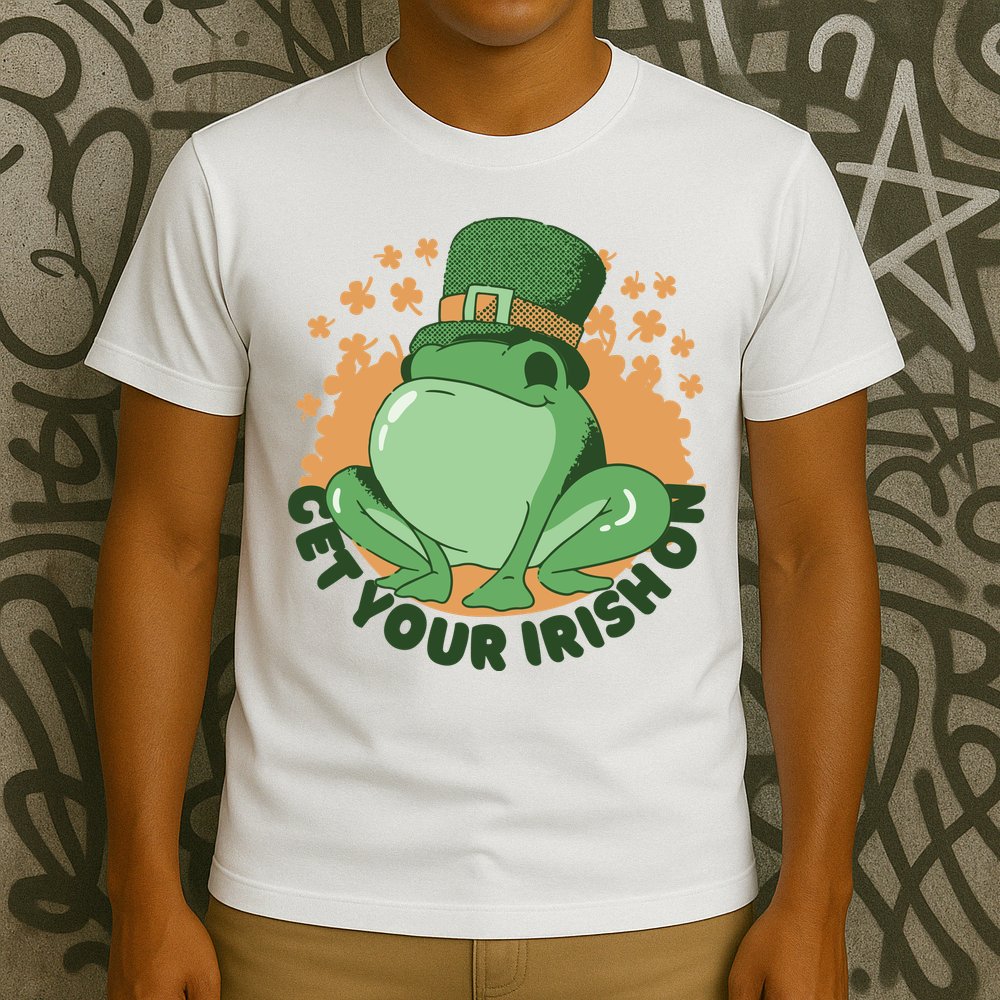 Get Your Irish On St Patricks Day Frog T-Shirt