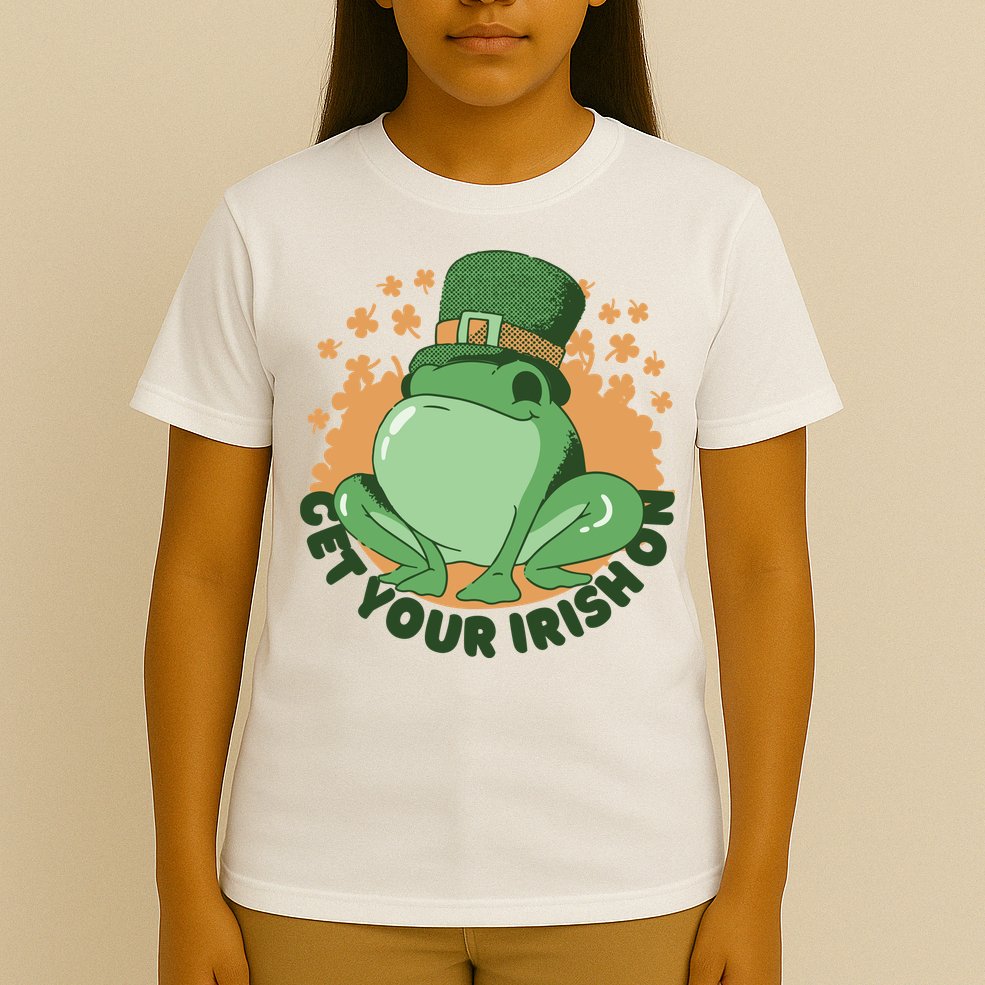 Get Your Irish On St Patricks Day Frog T-Shirt