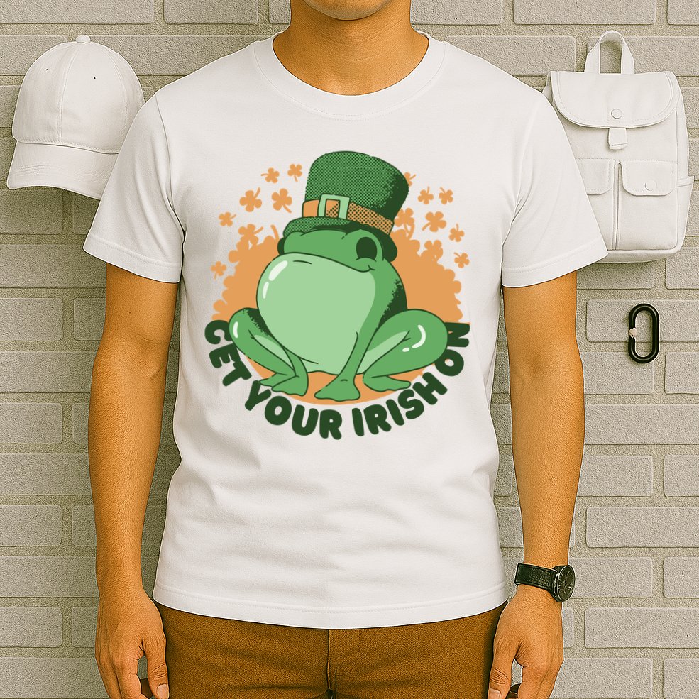 Get Your Irish On St Patricks Day Frog T-Shirt