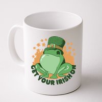 Get Your Irish On St Patricks Day Frog Mug