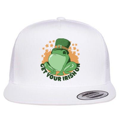 Get Your Irish On St Patricks Day Frog Flatbill Hat