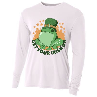 Get Your Irish On St Patricks Day Frog Cooling Performance Long Sleeve Crew