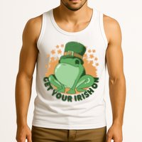 Get Your Irish On St Patricks Day Frog Tank Top