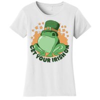 Get Your Irish On St Patricks Day Frog Women's T-Shirt