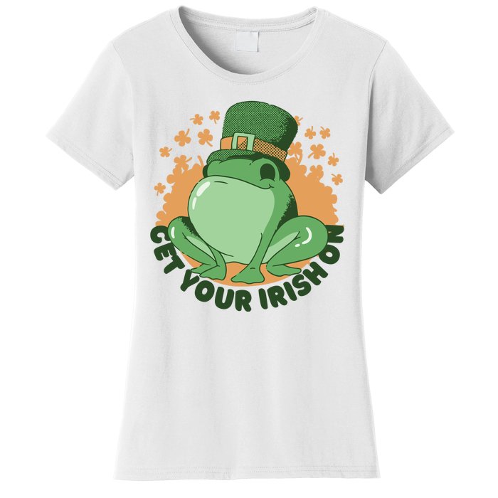 Get Your Irish On St Patricks Day Frog Women's T-Shirt