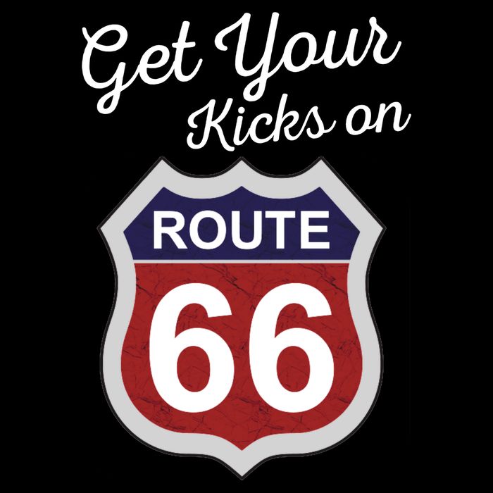 Get Your Kicks Route 66 Distressed 60's Sustainable Bucket Hat