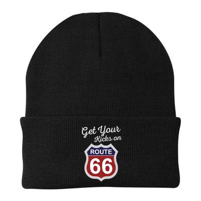 Get Your Kicks Route 66 Distressed 60's Beanie