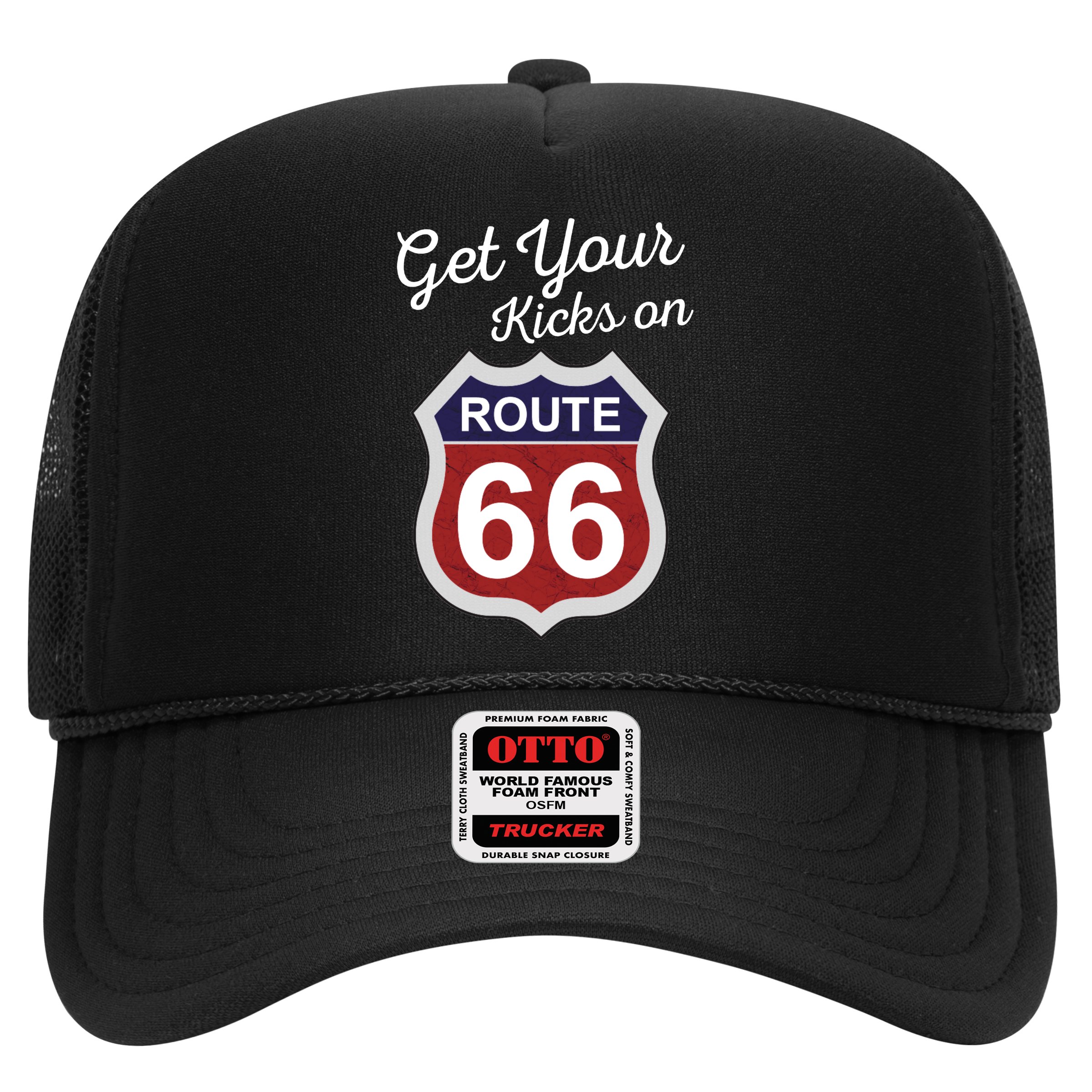 Get Your Kicks Route 66 Distressed 60's Hat