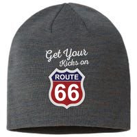 Get Your Kicks Route 66 Distressed 60's Sustainable Beanie