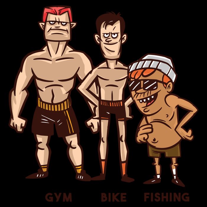 Gym Bike Fishing Funny Mug