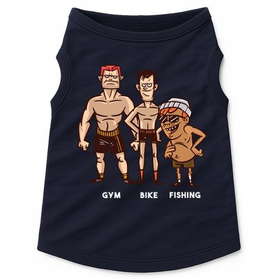 Gym Bike Fishing Funny Doggie Tank
