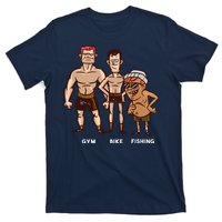 Gym Bike Fishing Funny T-Shirt