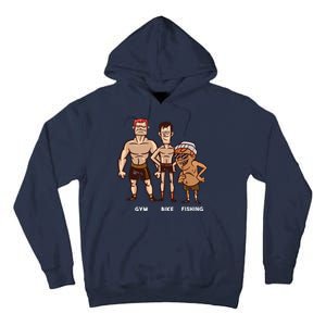 Gym Bike Fishing Funny Tall Hoodie