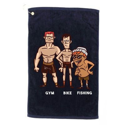 Gym Bike Fishing Funny Golf Towel