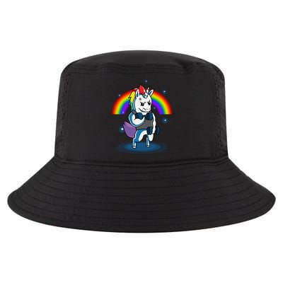 Gym Unicorn Weightlifting Cool Comfort Performance Bucket Hat